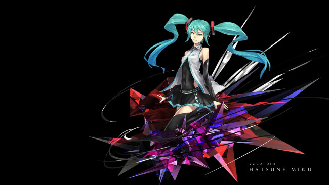 Обои картинки фото аниме, vocaloid, hatsune, miku