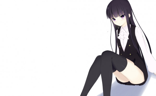 Обои картинки фото аниме, inu x boku ss, риричио