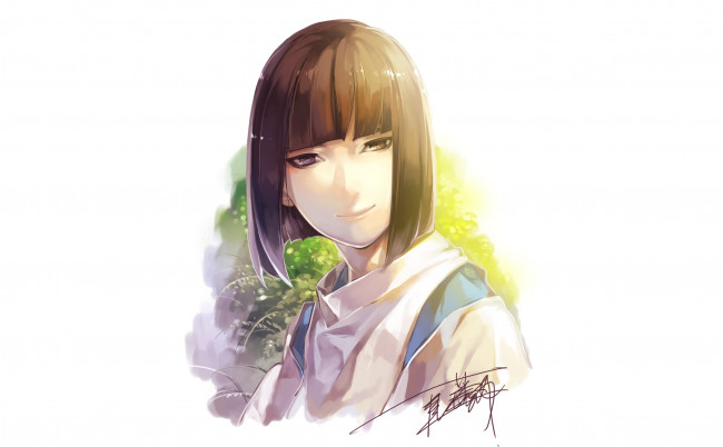 Обои картинки фото аниме, spirited away, хаку