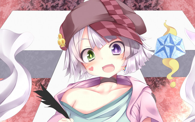 Обои картинки фото аниме, no game no life, девушка, взгляд, фон