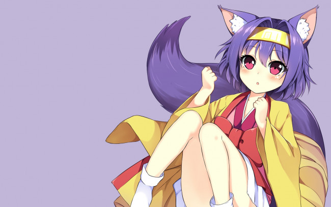 Обои картинки фото аниме, no game no life, взгляд, фон, девушка