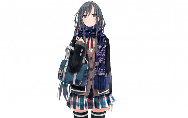 Обои картинки фото аниме, oregairu, девушка