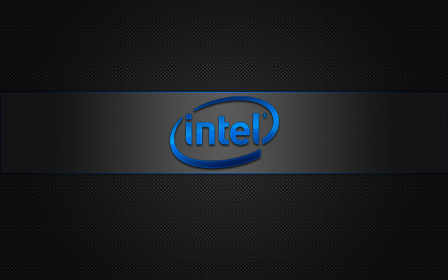 Обои картинки фото компьютеры, intel, логотип, фон