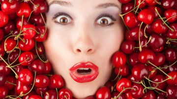 Картинка девушки -+лица +портреты черешня