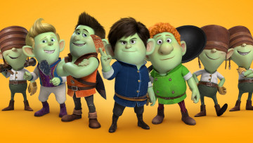 обоя red shoes ,  2020, мультфильмы, red shoes, постер, красные, туфельки, и, семь, гномов, мультфильм, южная, корея, персонажи