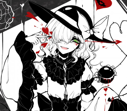 Обои картинки фото sheya, аниме, touhou, девушка