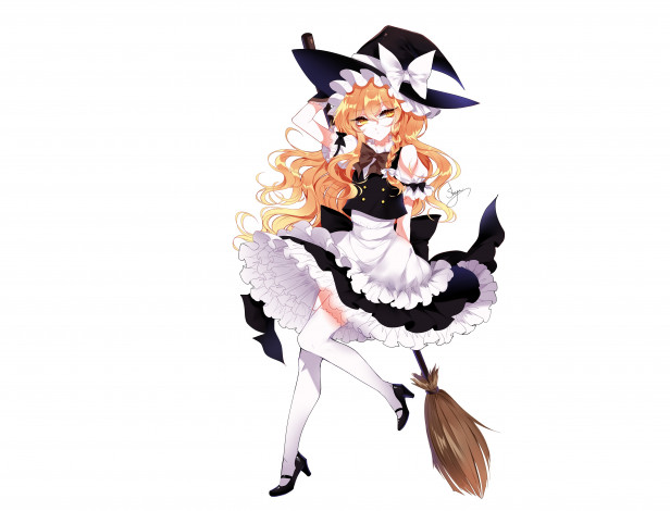 Обои картинки фото sheya, аниме, touhou, девушка