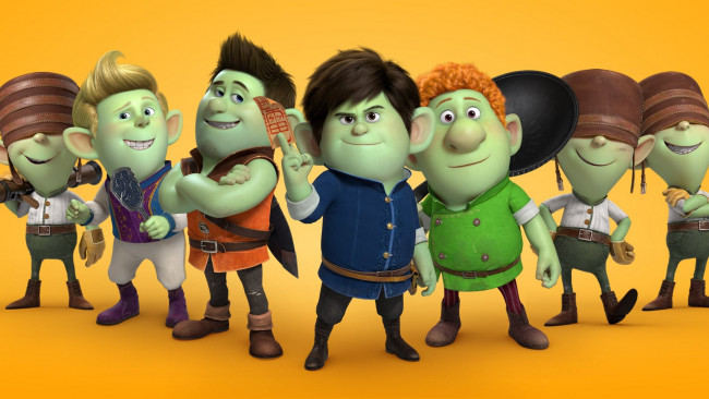 Обои картинки фото red shoes ,  2020, мультфильмы, red shoes, постер, красные, туфельки, и, семь, гномов, мультфильм, южная, корея, персонажи