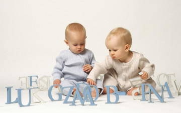 Картинка разное люди дети буквы