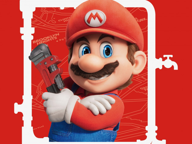 Обои картинки фото the super mario bros,  movie ,  2023 , мультфильмы, the super mario bros movie, братья, супер, марио, в, кино, анимация, персонаж