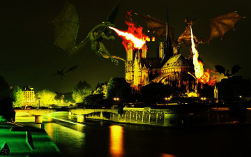 Картинка фэнтези драконы