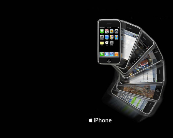 Обои картинки фото бренды, iphone