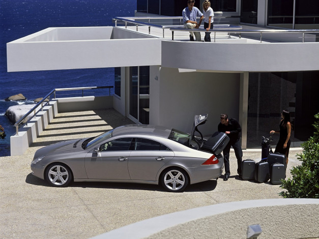 Обои картинки фото mercedes, cls, class, автомобили, benz