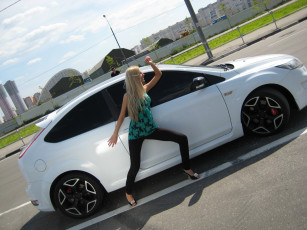 Картинка автомобили авто девушками