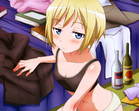 Обои картинки фото аниме, strike, witches