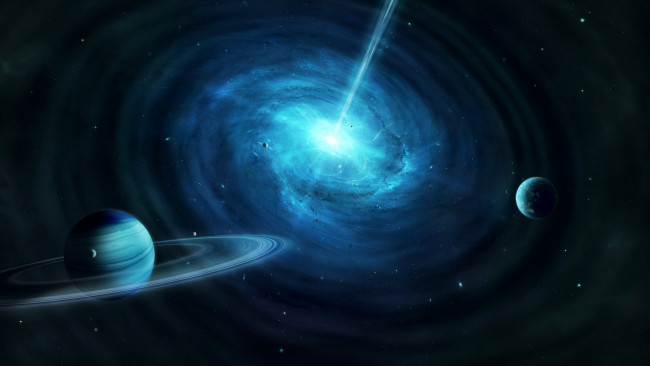 Обои картинки фото космос, арт, планеты, звезды