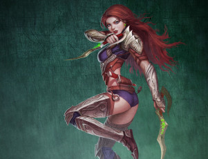 Картинка bruce mashbat фэнтези девушки воительница кинжалы