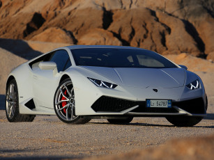 Картинка автомобили lamborghini us-spec lp 610-4 huracаn серый 2014 lb724