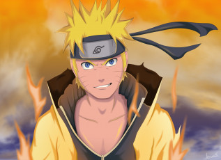 Картинка аниме naruto shippuden наруто узумаки uzumaki
