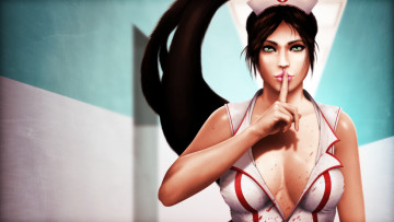 Картинка видео+игры league+of+legends league of legends форма рука akali арт жест взгляд зеленые глаза