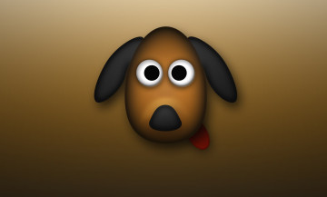 Картинка рисованные минимализм собачка