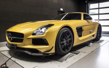 обоя 2014-mcchip-dkr-mercedes-benz-sls-amg-black-series, автомобили, mercedes-benz, mercedes