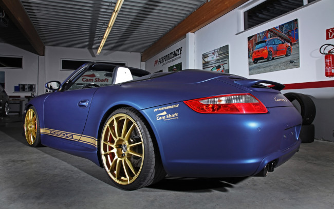 Обои картинки фото 2014-cam-shaft-porsche-997-carrera-cabrio, автомобили, porsche