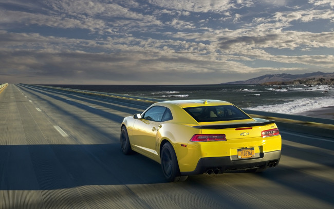 Обои картинки фото 2014-chevrolet-camaro-1le, автомобили, camaro