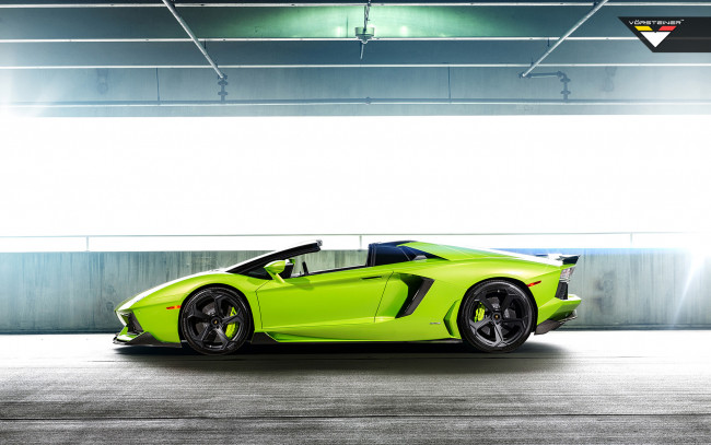 Обои картинки фото 2014-vorsteiner-lamborghini-aventador-v-verde-ithaca, автомобили, lamborghini