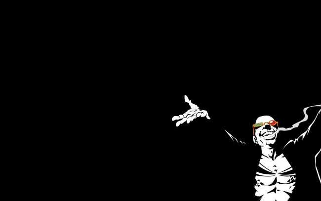 Обои картинки фото рисованные, минимализм, человек