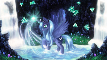 Картинка рисованное животные +сказочные +мифические цвета фон узор пони ангел