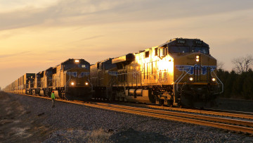 Картинка техника поезда локомотив состав рельсы дорога железная