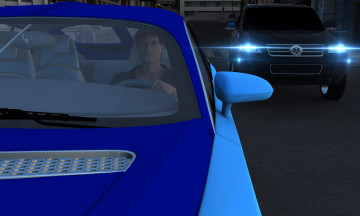 Картинка she+wolf+ii 3д+графика фантазия+ fantasy автомобиль парень