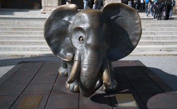 Картинка города -+памятники +скульптуры +арт-объекты слоненок скульптура австрия вена