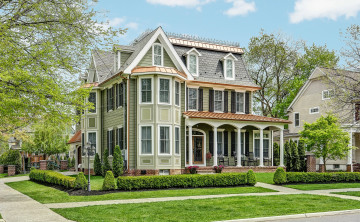 Картинка города -+здания +дома особняк дом вашингтон сша красивый