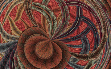 Картинка 3д+графика фракталы+ fractal узор фон цвета