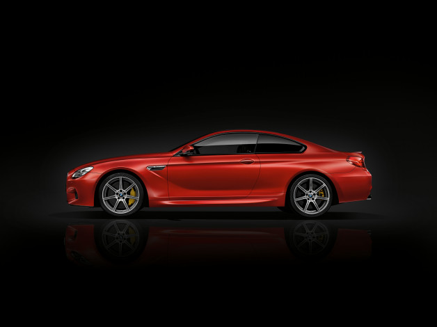Обои картинки фото автомобили, bmw, m6, coupе, competition, package, f13, 2015г, красный