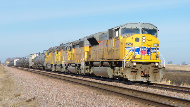 Обои картинки фото техника, поезда, рельсы, железная, дорога, состав, локомотив