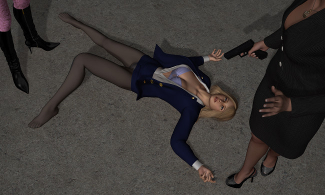 Обои картинки фото she wolf ii, 3д графика, фантазия , fantasy, оружие, фон, девушки, взгляд