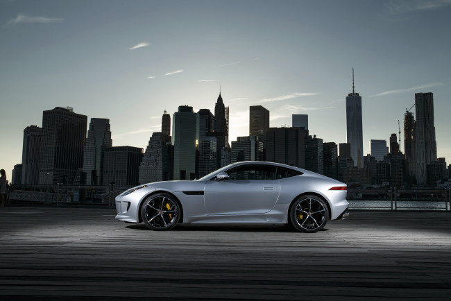Обои картинки фото автомобили, jaguar, awd, us-spec, r, coupе, 2016г, f-type