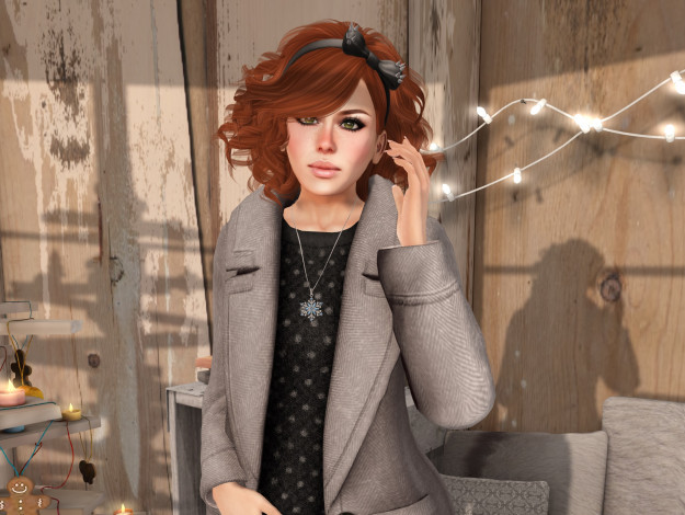 Обои картинки фото 3д графика, люди , people, взгляд, фон, рыжая, девушка