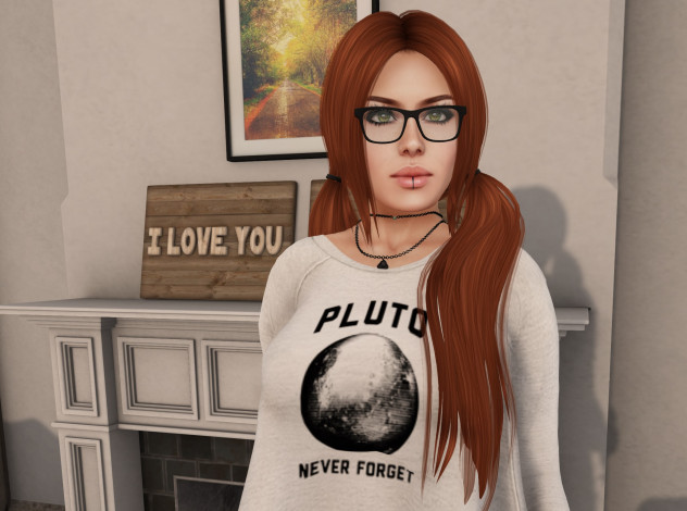 Обои картинки фото 3д графика, люди , people, взгляд, девушка, интерьер, рыжая, фон