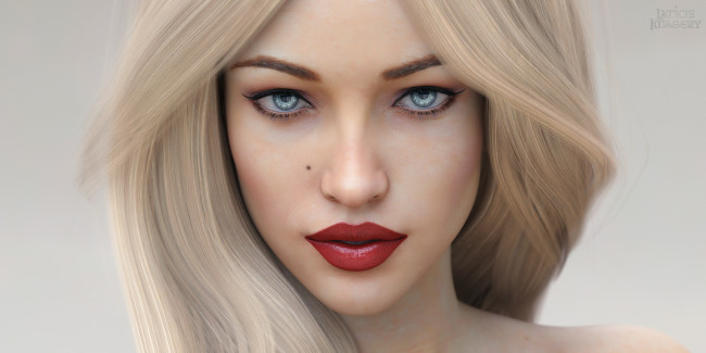 Обои картинки фото 3д графика, портрет , portraits, девушка