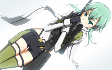 Картинка аниме sword+art+online фон девушка взгляд