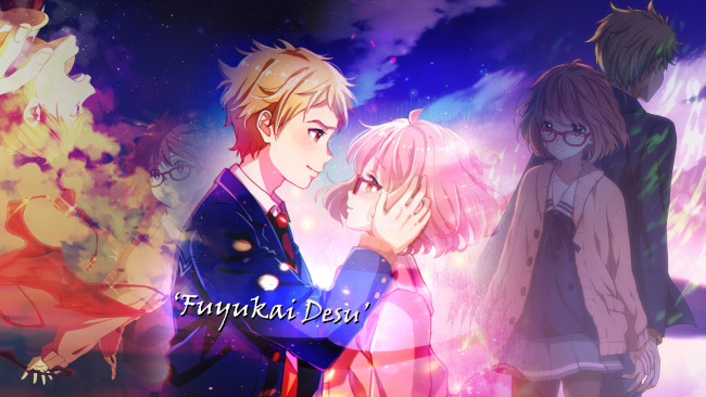 Обои картинки фото аниме, kyoukai no kanata, пара