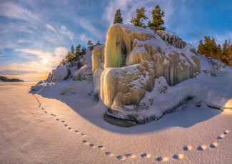 Картинка природа зима простор