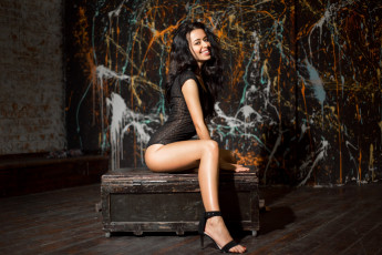 Картинка девушка девушки -unsort+ брюнетки темноволосые модель