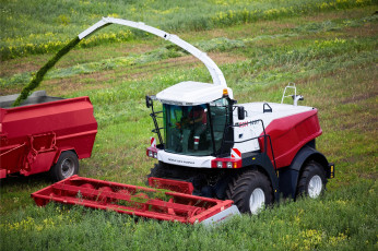 Картинка техника комбайны rostselmash