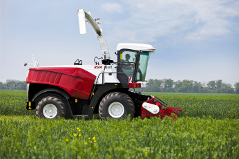 Картинка техника комбайны rostselmash