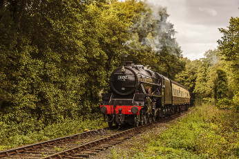 Картинка техника паровозы локомотив состав